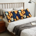 thumbnail image 1 of Halloween Body Pillow Cover, happy halloween pumpkins Halloween Decorations Body Pillow Cases with Zipper Soft Smooth Skin Friendly Long Pillow Case 20x60 inches, 1Pc, 1 of 7