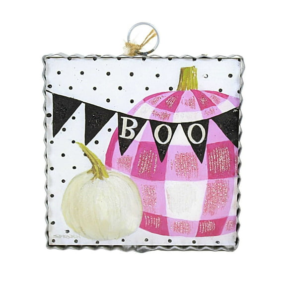 Halloween Boo Banner Pumpkin Mini Gallery Wood Roxanne Spradlin F22103