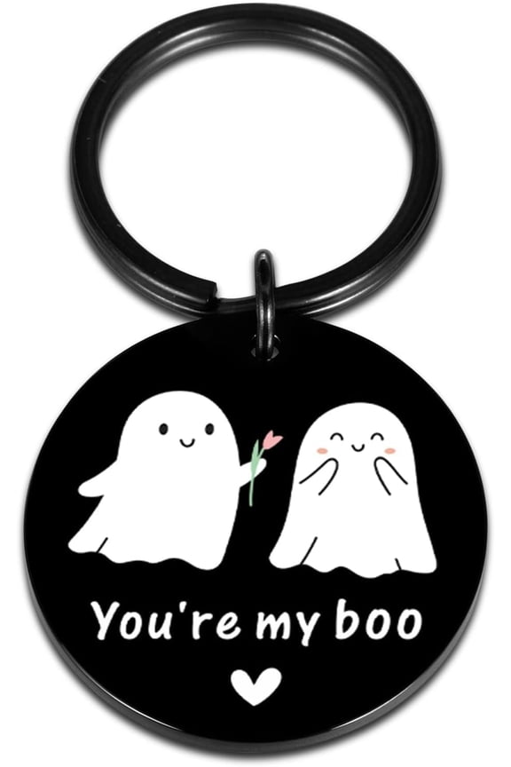 Halloween Boo Basket Stuffers for Women Men Adults, Dark Romance Merch, Spooky Gifts for Him Her Couple Husband Boyfriend Girlfriend, Horror Halloween Keychain Christmas Valentines 1st Anniversary