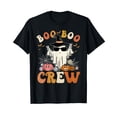 thumbnail image 1 of Halloween Boo Boo Crew Funny Retro Ghost Men Women T-Shirt, 1 of 5