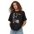 thumbnail image 1 of Halloween Boo Crew Skeleton Graphic T-Shirt for Women & Men, Funny Spooky Tee, 1 of 4