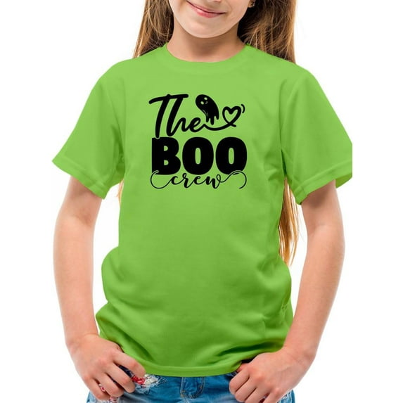 Halloween Boo Crew. T-Shirt Juniors -Image by Shutterstock, Large