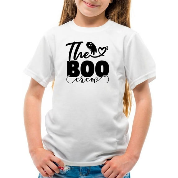 Halloween Boo Crew. T-Shirt Juniors -Image by Shutterstock, x-Large