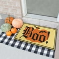 thumbnail image 1 of Halloween Boo Doormat 30" x 17", Non-Slip Pumpkin Doormat for Home Entrance Garden Patio Indoor/Outdoor Halloween Decorative Rug, 1 of 5