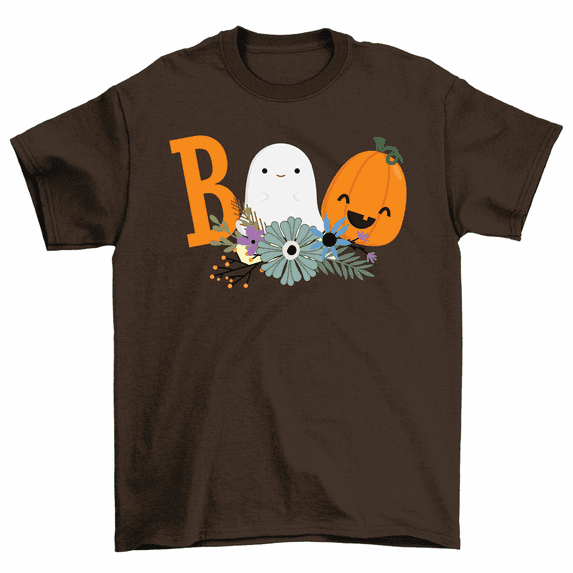 Halloween Boo Ghost Pumpkin T-Shirt Cute Halloween Costume Tee