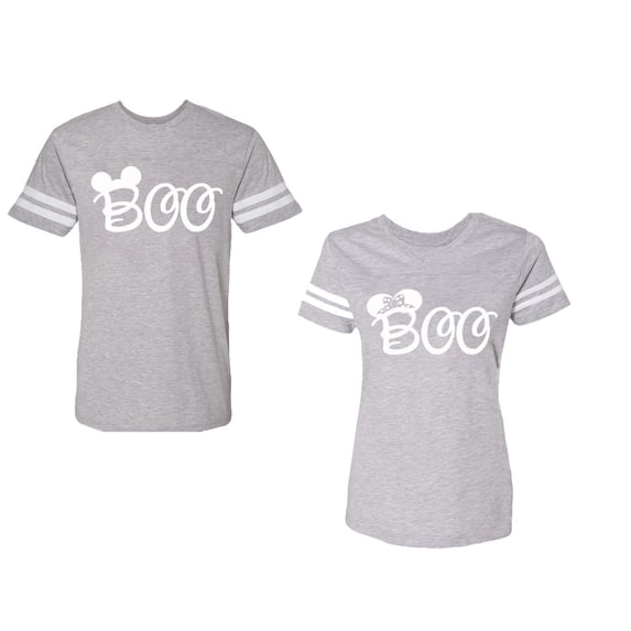 Halloween Boo Matching Cotton Jerseys (Heather / Heather) (S / M)