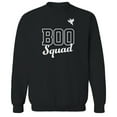 thumbnail image 1 of Halloween Boo Squad Jersey Graphic Black Men's Cotton Pullover Sweatshirt, 1 of 1
