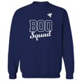 thumbnail image 1 of Halloween Boo Squad Jersey Graphic Navy Men's Cotton Pullover Sweatshirt, 1 of 1