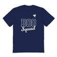 thumbnail image 1 of Halloween Boo Squad Jersey Graphic Navy Men's Cotton T-Shirt, 1 of 1