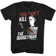 thumbnail image 1 of Halloween Boogeyman Black Adult T-Shirt, 1 of 4