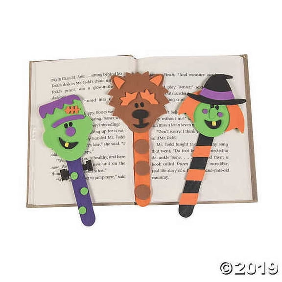 Halloween Bookmark Craft - Craft Kits - 12 Pieces