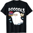 thumbnail image 1 of Halloween Books Librarian English Teacher Reader Reading T-Shirt, 1 of 4