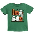 thumbnail image 1 of Halloween Bookshelf Ghosts - Youth Short Sleeve Graphic T-Shirt and Toddler Short Sleeve Graphic T-Shirt, 1 of 17