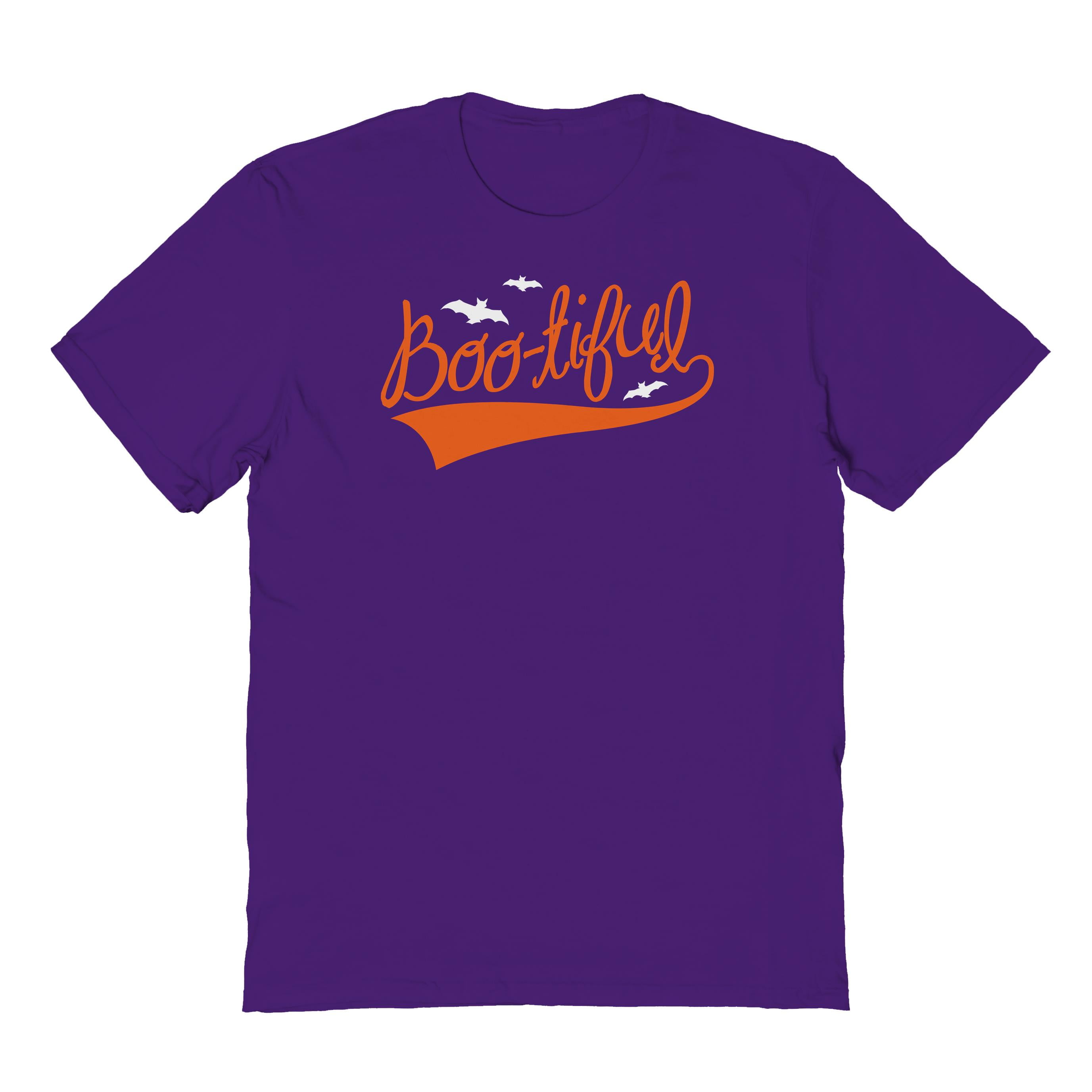 最新作　ハロウィン Tシャツ HAVE A BOOTIFUL サイズＸＬ Halloween Bootiful Graphic Purple Men's Cotton T-Shirt