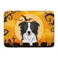 thumbnail image 1 of Halloween Border Collie Machine Washable Memory Foam Mat, 1 of 4