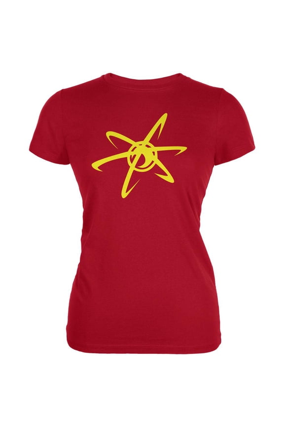 Halloween Boy Genius Juniors Soft T Shirt Red MD