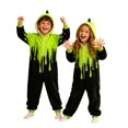 thumbnail image 1 of Halloween Boy's Onesie, Hooded Zipper Jumpsuit, Matching Family Elastic Loungewear for Halloween, 1 of 7
