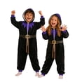 thumbnail image 1 of Halloween Boy's Onesie, Hooded Zipper Jumpsuit, Matching Family Elastic Loungewear for Halloween, 1 of 8