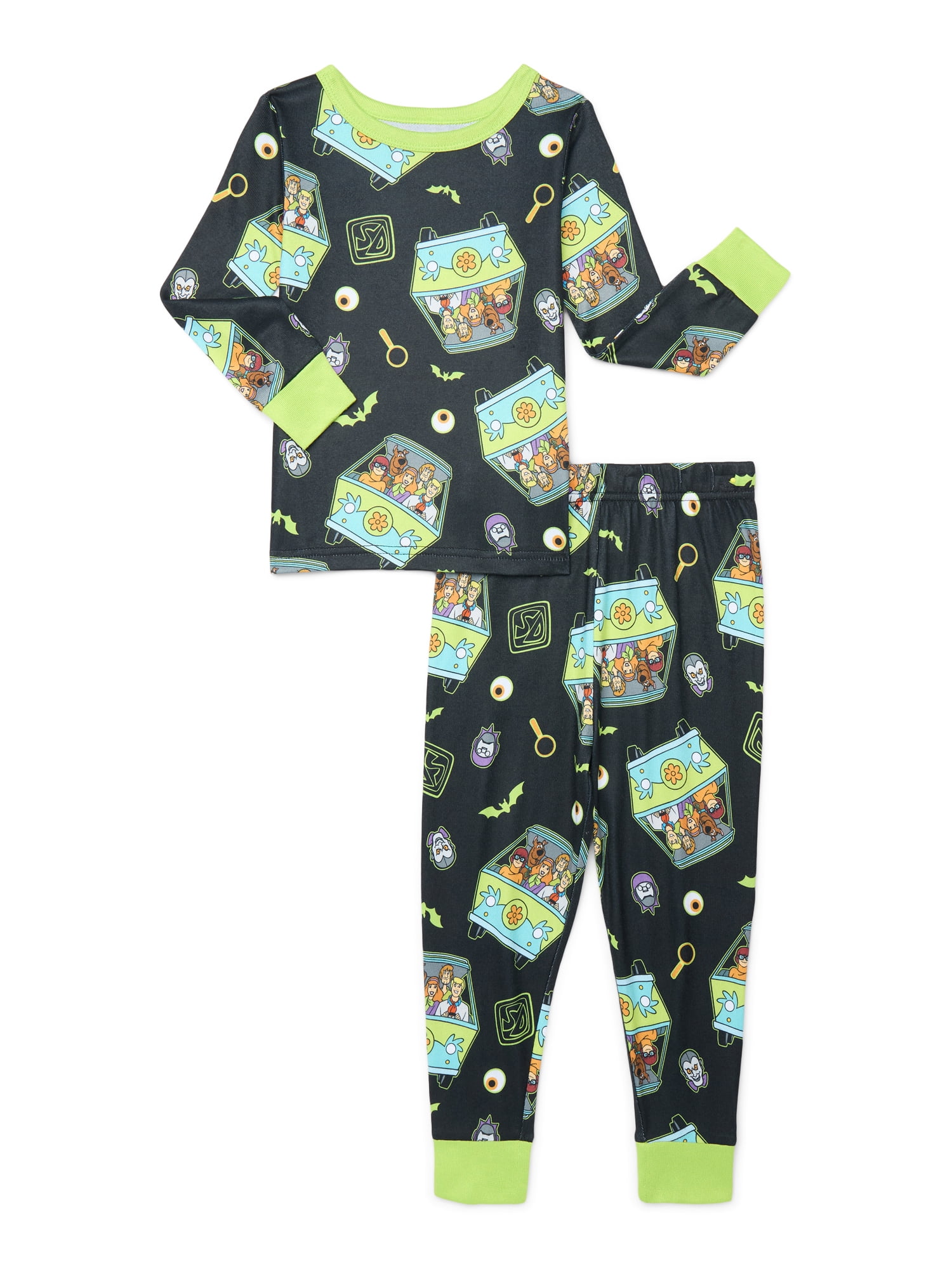 Scooby-Doo Boys Halloween Pajama Top and Pants Set, 2-Piece, Sizes 4-10