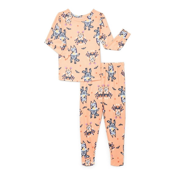 Bluey and Bingo Boys Halloween Pajama Top and Pants Set, 2-Piece, Sizes 4-10