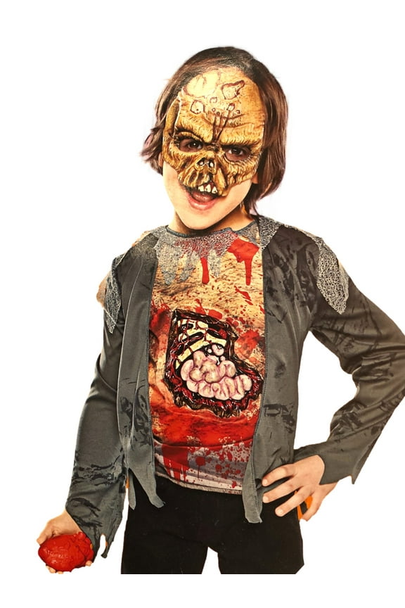 Boys Crypt Walker Shirt & Mask Costume Medium (6-8)