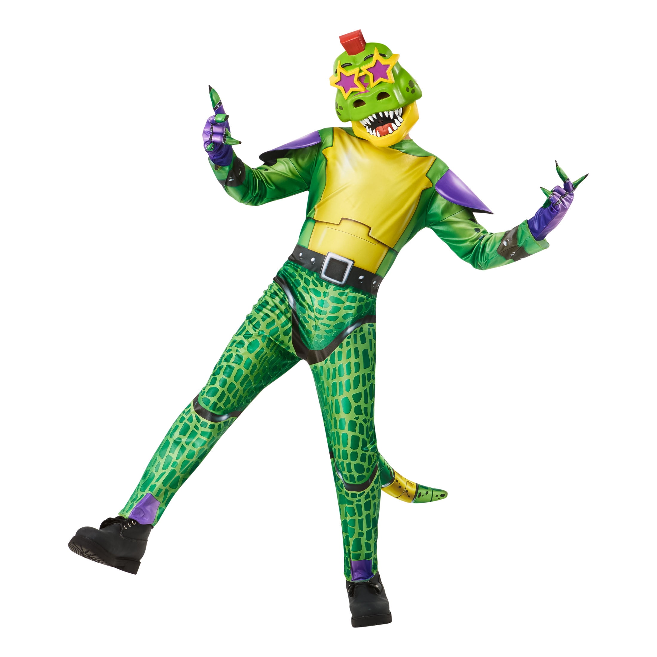 Halloween Boys Five Nights at Freddys Gator Costume, by Way to Celebrate,  Size S 