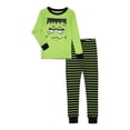 thumbnail image 1 of Way to Celebrate Boys Halloween Long Sleeve Top and Pants Tight Fit Pajama Set, 2-Piece, Sizes 4-10, 1 of 3