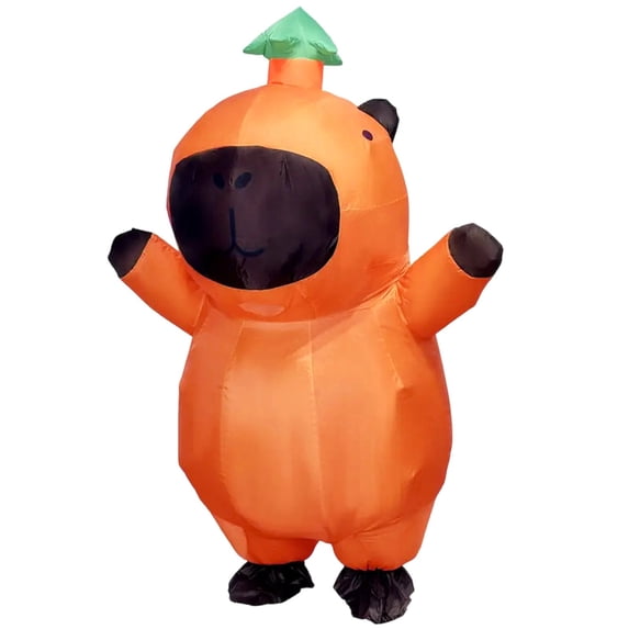 Halloween Boys Romper Jumpsuit Inflatable Capybara Summer Carnival Party Performance Outfit For Kids Play