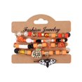 thumbnail image 1 of Halloween Bracelets for Women, Stretch Multi-Layer Beaded Bracelet with Assorted Pumpkin Ghost Design, Halloween Costumes and Gifts, 1 of 6
