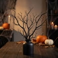 thumbnail image 1 of Halloween Branches Black Twigs, TOUMENY 10Pcs Artificial Bare Branches for Vase Fillers, Scary Gothic Decor for Home Table Mantel Halloween Party House, Black, 1 of 7