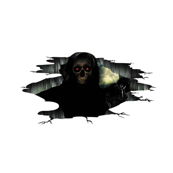 Halloween Break-in 3D Wall Decals, Halloween Broken 3D Wall Decals