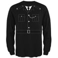 thumbnail image 1 of Halloween British Bobby Copper Police Costume Mens Long Sleeve T Shirt, 1 of 5