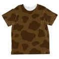 thumbnail image 1 of Halloween Brown Chocolate Milk Cow Costume All Over Toddler T Shirt Multi 2T, 1 of 2
