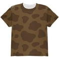 thumbnail image 1 of Halloween Brown Chocolate Milk Cow Costume All Over Youth T Shirt Multi YSM, 1 of 2