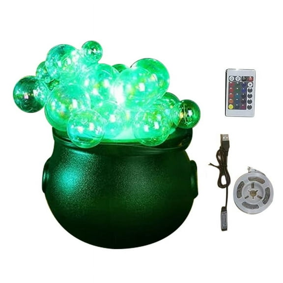 Halloween Bubbling Cauldron Set Halloween Decorations Indoor DIY Kit with Clear Halloween Decor Multicolor Remote