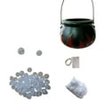 thumbnail image 1 of Halloween Bubbling Witch Cauldron - Cauldron Pot with Twinkling Lights for DIY Spooky Kitchen & Table Decor, 1 of 4