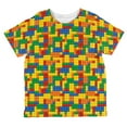 thumbnail image 1 of Halloween Building Blocks Costume All Over Toddler T Shirt Multi 2T, 1 of 2