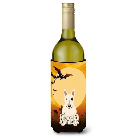 Halloween Bull Terrier White Wine Bottle Beverge Insulator Hugger