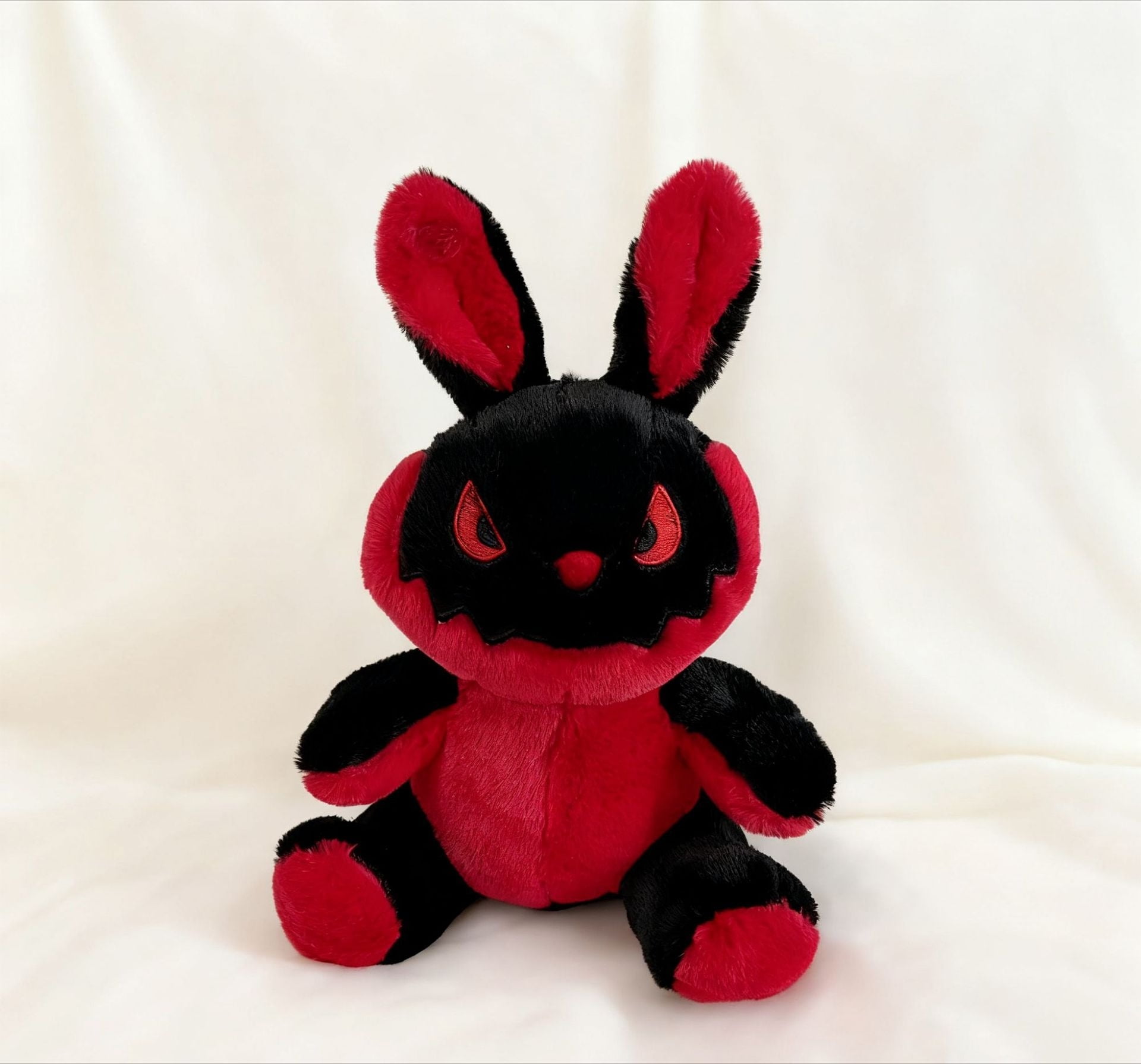 Halloween Bunny Plush Toy, Cute Stuffed Animal Rabbit Doll, Soft Furry Pillow Plushie for Kids and Adults, Holiday Home Decoration, Adorable Rabbit Plush Gift for Halloween Party & Bedroom Decor