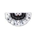 thumbnail image 1 of Halloween Bunting Fan Flag 2pcs Happy Halloween Bunting Flag Ghost Pumpkin Half Fan Banner for Holiday Indoor Outdoor Yard Decorations, 35.4inch, 1 of 5