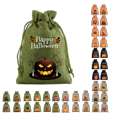 thumbnail image 1 of Halloween Burlap Candy Bags, Burlap Gift Bags with Drawstrings Goodie Treat Bags Trick or Treat Bags for Halloween Party Supplies, 1 of 8