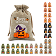 thumbnail image 1 of Halloween Burlap Candy Bags, Burlap Gift Bags with Drawstrings Goodie Treat Bags Trick or Treat Bags for Halloween Party Supplies, 1 of 8