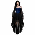 thumbnail image 1 of Halloween Butterfly Sleeve Mesh Gothic Dress For Women Off Shoulder Witch Dress 2026 Gothic Vampire Renaissance Steampunk Medieval, 1 of 5