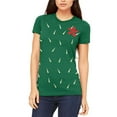thumbnail image 1 of Halloween Cactus Costume Juniors Soft T Shirt Kelly Green MD, 1 of 1