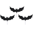 thumbnail image 1 of Halloween Cake Decoration Bat Witch Hat Cake Insert for Festival Parties - 6 Piece Set of Inserts for Celebrations 6PCS, 1 of 6