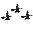 thumbnail image 1 of Halloween Cake Inserts Bat Witch Hat Decoration for Festival Parties Party Cake Supplies (6pcs) 6PCS, 1 of 7