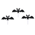 thumbnail image 1 of Halloween Cake Inserts Bat Witch Hat Decoration for Festival Parties Party Cake Supplies (6pcs) 6PCS, 1 of 7