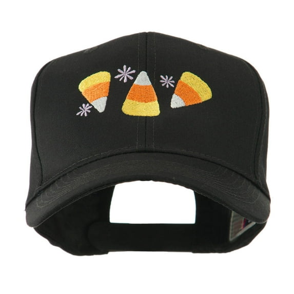 Halloween Candies Embroidered Cap - Black OSFM