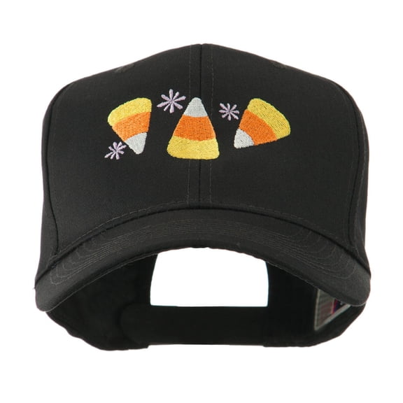 Halloween Candies Embroidered Cap - Black OSFM