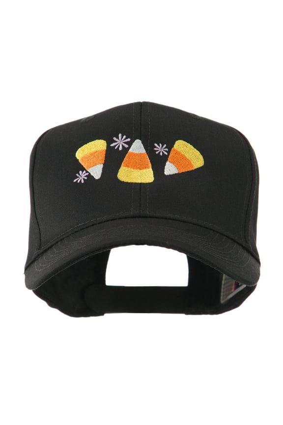 Halloween Candies Embroidered Cap - Black OSFM